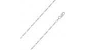 Серебряная цепочка на шею Национальное Достояние NC-22-018-3-0-40 с плетением фигаро