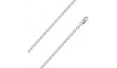 Мужская серебряная цепочка на шею Национальное Достояние NC-22-205-3-0-80 с якорным плетением