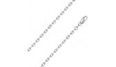 Мужская серебряная цепочка на шею Национальное Достояние NC-22-206-3-1-00 с якорным плетением