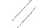 Серебряная цепь на шею Эстет NC22-046380 с плетением улитка