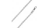 Серебряная цепь на шею Эстет NC22-050360 с панцирным плетением