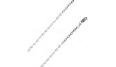 Мужская серебряная цепочка на шею Эстет NC22-206A380 с якорным плетением