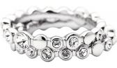 Стальное наборное кольцо DKNY NJ1692040 с кристаллами
