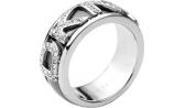 Стальное кольцо DKNY NJ1840040 с кристаллами