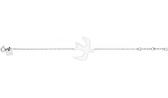 Серебряный браслет цепь Nina Ricci NR-70256441108180 с эмалью