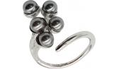 Серебряное открытое кольцо Nina Ricci NR-702943211140 с жемчугом