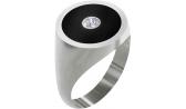 Мужская серебряная печатка перстень Graf Кольцов PM-7-1F/S с фианитом