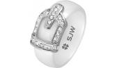 Керамическое кольцо SJW RC015 с цирконами