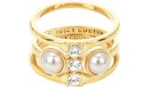 Латунное кольцо Juicy Couture WJW57579/712 с акрилом цирконием