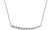Серебряное колье ожерелье Sandara XCN048 с фианитами