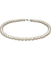 Колье бусы De Fleur 01455S1D8 с жемчугом, фианитами