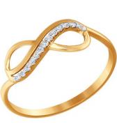 Золотое кольцо СОКОЛОВ 016622_s с фианитами