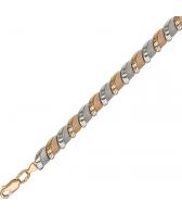 Золотой браслет цепь Эстет 01B760398