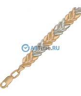 Золотой браслет цепь Эстет 01B760992