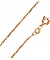 Женская золотая цепочка на шею Эстет 01C7100525 с панцирным плетением