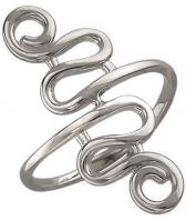 Кольцо из белого золота Эстет 01K027274