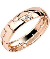 Золотое кольцо Эстет 01K1110173 с фианитами Swarovski