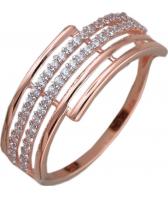 Золотое кольцо Эстет 01K1111306 с фианитами