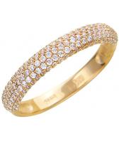 Золотое кольцо Эстет 01K115351 с фианитами