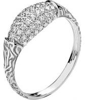 Кольцо из белого золота ESTET Moscow 01K1210478 с фианитами