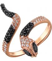 Золотое кольцо Эстет 01K215989-3 с фианитами