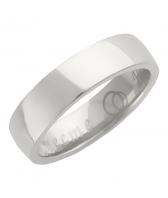 Обручальное парное кольцо из белого золота Эстет 01O720096