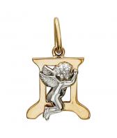 Золотой кулон Эстет 01P06399D