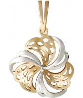 Золотой кулон Эстет 01P066086