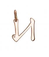 Золотой кулон Эстет 01P112228I c фианитом