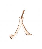 Золотой кулон Эстет 01P112228L c фианитом