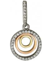 Золотой кулон Эстет 01P167445 c фианитом