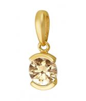 Золотой кулон Эстет 01P2310880-2 с фианитом Swarovski