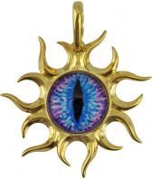 Серебряный кулон Эстет 01P252684ABLU c ювелирным стеклом