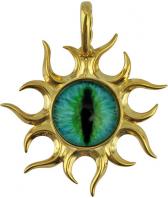 Серебряный кулон Эстет 01P252684AGRE c ювелирным стеклом