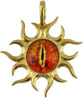 Серебряный кулон Эстет 01P252684AOR c ювелирным стеклом