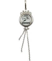 Серебряный кулон Эстет 01P252699-6 c ювелирным стеклом