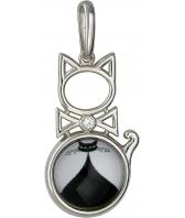 Серебряный кулон Эстет 01P252700-2 c фианитом, ювелирным стеклом