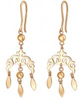 Золотые серьги Эстет 01S0110107