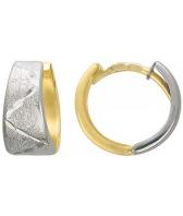 Золотые серьги кольца конго Эстет 01S760425ZH