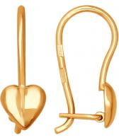 Детские золотые серьги SOKOLOV 020095_s