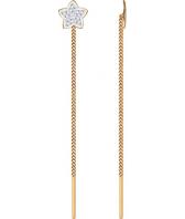 Золотые сережки звезды продевки SOKOLOV 024815_s