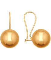 Золотые серьги шарики SOKOLOV 026788_s