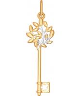 Золотой кулон SOKOLOV 035004_s