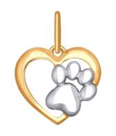 Золотой кулон SOKOLOV 035233_s