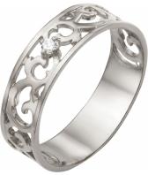 Серебряное кольцо Русское Золото 05012384-6 с фианитом