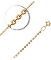 Мужская золотая цепочка на шею СОКОЛОВ 080164_s с якорным плетением