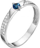 Серебряное кольцо Серебро России 10059-208R-59103 с фианитами