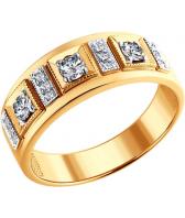 Золотое кольцо SOKOLOV 1010320_s с бриллиантами