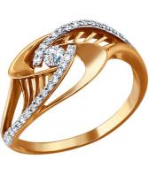 Золотое кольцо SOKOLOV 1010782_s с бриллиантами