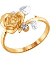 Золотое кольцо SOKOLOV 1010818_s с бриллиантом